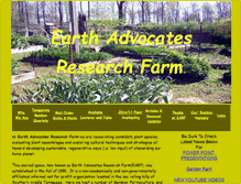 Tablet Screenshot of earthadvocatesresearchfarm.com